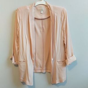Blush blazer